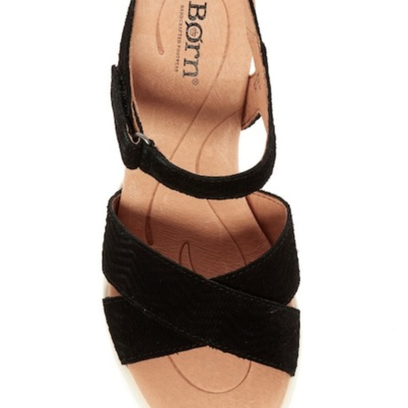 Born Black Coltyn Wedge Sandal - Picture 2 of 7